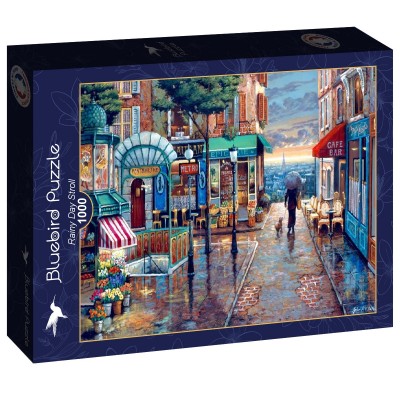 Puzzle Bluebird-Puzzle-F-90903 Rainy Day Stroll