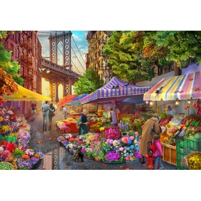 Puzzle Bluebird-Puzzle-F-90914 Flower Market Brooklyn