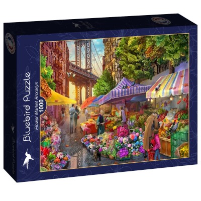 Puzzle Bluebird-Puzzle-F-90914 Flower Market Brooklyn