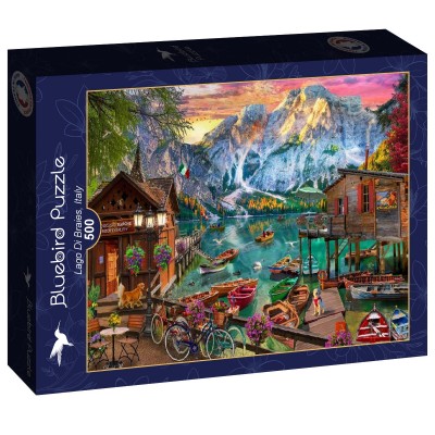 Puzzle Bluebird-Puzzle-F-90918 Lago Di Braies, Italy