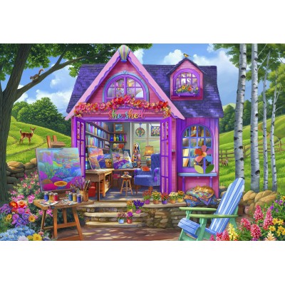 Puzzle Bluebird-Puzzle-F-90923 She Shed Studio