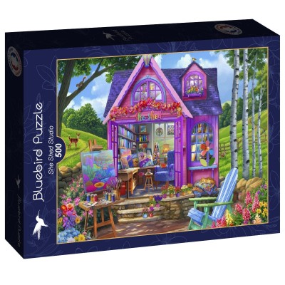 Puzzle Bluebird-Puzzle-F-90937 She Shed Studio