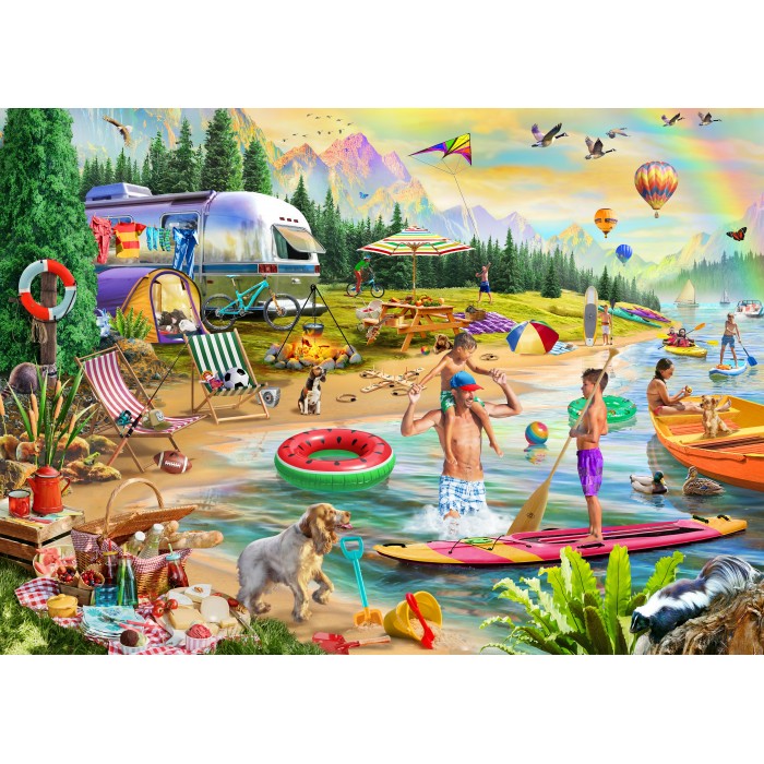 Puzzle  Bluebird-Puzzle-F-90978 Camp d'Eté de Lakeside