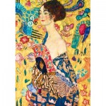 Puzzle   Gustave Klimt - Lady with Fan, 1918
