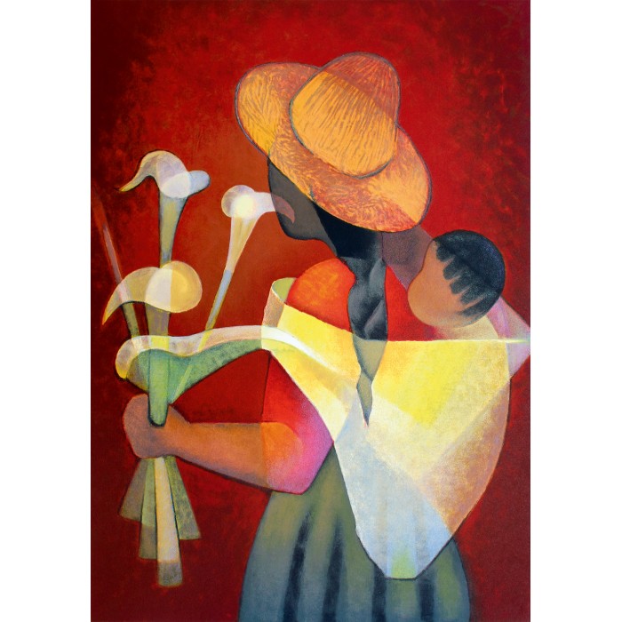 Puzzle   Louis Toffoli - La Vendeuse d'Arums, 1996