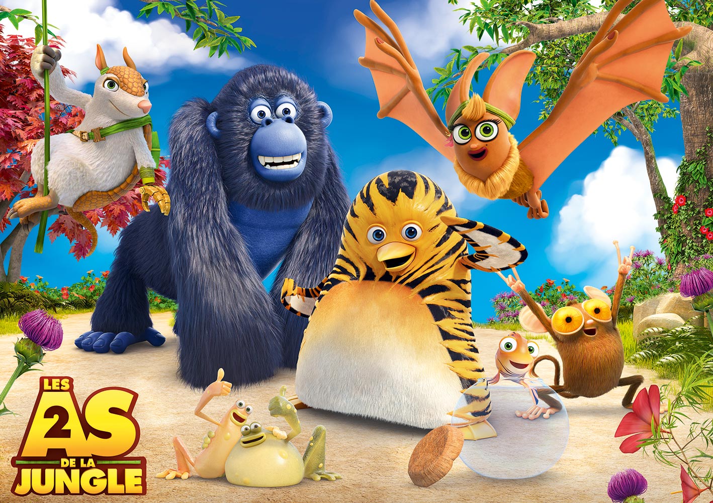 Puzzle En Bois Animaux De La Jungle Pour Enfants 2 Ans - Puzzle - Achat &  prix