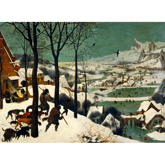 Puzzle   Pieter Brueghel Le Vieux - Chasseurs dans la Neige