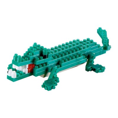 Brixies-58113 Nano Puzzle 3D - Crocodile