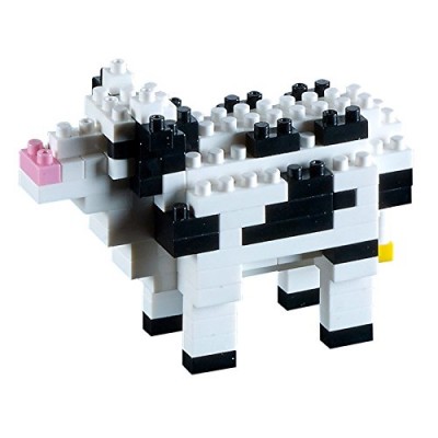 Brixies-58430 Nano Puzzle 3D - Vache