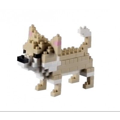 Brixies-58776 Nano Puzzle 3D - Chihuahua