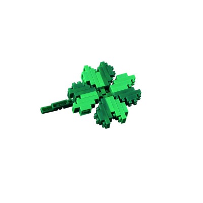Brixies-58821 Nano Puzzle 3D - Carte Trèfle