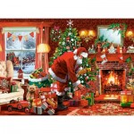 Puzzle  Castorland-030538 Livraison Spéciale du Père Noël