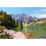 Puzzle  Castorland-102235 Lac Morskie Oko Tatras, Pologne