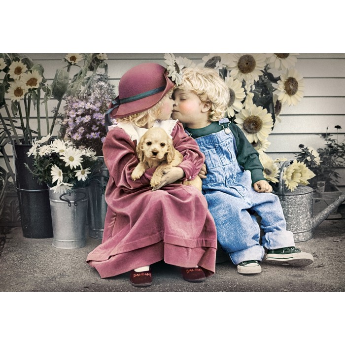 Puzzle Castorland-104451 Premier Amour