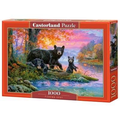 Puzzle Castorland-104727 Coin de Pêche