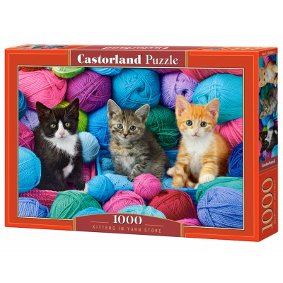 Puzzle Castorland-104796 Chatons dans un Magasin de Laine