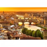 Puzzle  Castorland-104826 Bridges of Florence