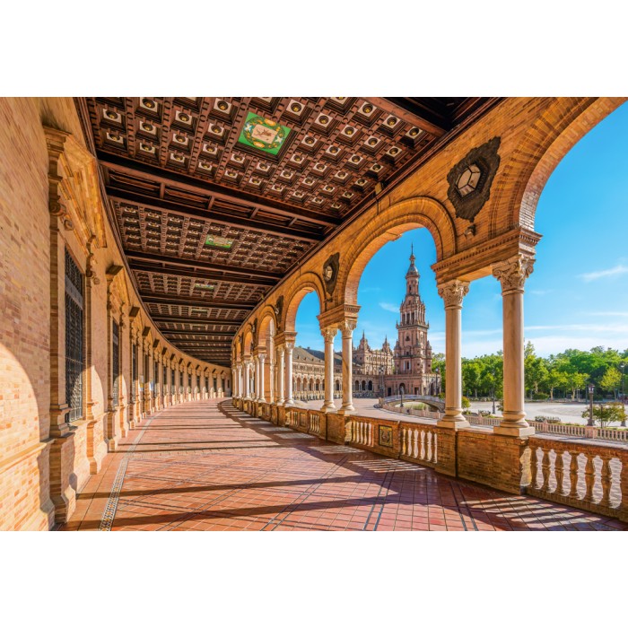 Place de l'Espagne, Séville, Espagne