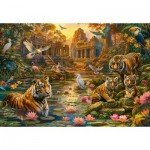 Puzzle  Castorland-105199 Tigers Paradise