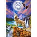 Puzzle  Castorland-151806 Wolf's Night