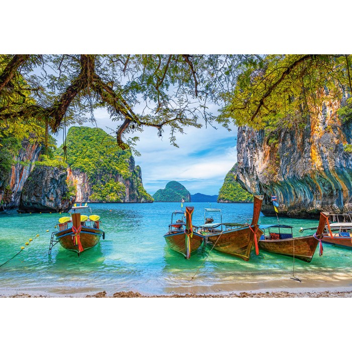 Puzzle  Castorland-151936 Magnifique Baie en Thaïlande