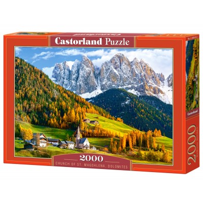 Puzzle Castorland-200610 Église de Sainte-Madeleine, Dolomites