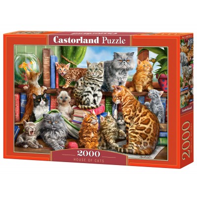 Puzzle Castorland-200726 Maison des Chats