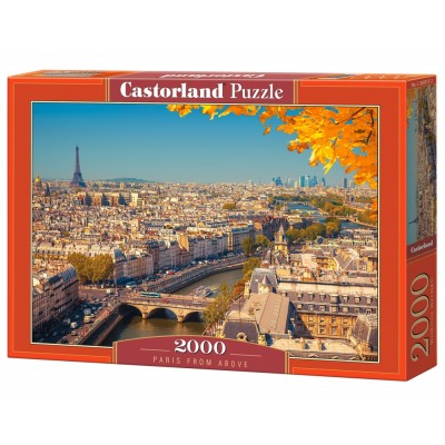 Puzzle Castorland-200917 Paris Vue d'en Haut