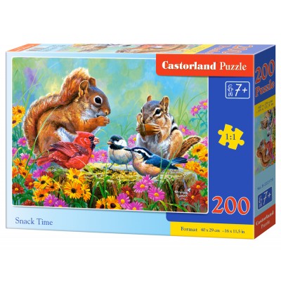 Puzzle Castorland-222179 L'Heure du Goûter