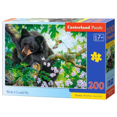 Puzzle Castorland-222186 J'aimerais Pouvoir Voler