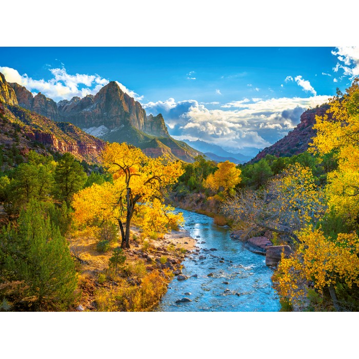 Puzzle  Castorland-300624 Parc National Zion en Automne, USA