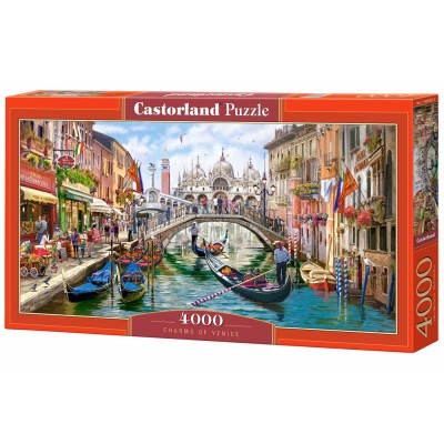 Puzzle Castorland-400287 Charme de Venise