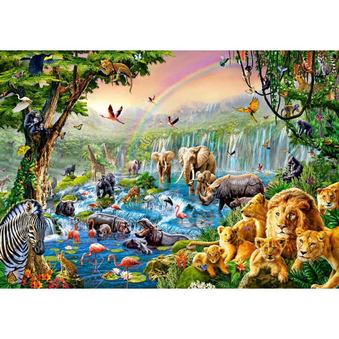 Puzzle  Castorland-52141 Jungle River