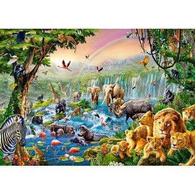 Puzzle Castorland-52141 Rivière de la Jungle