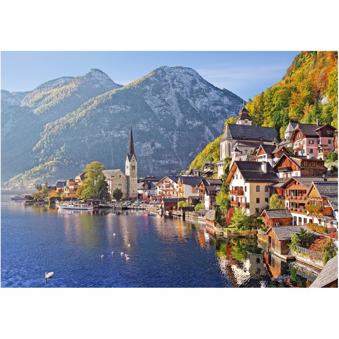 Puzzle  Castorland-52189 Hallstatt, Autriche