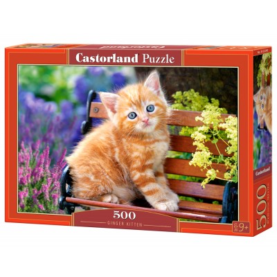 Puzzle Castorland-52240 Chat Roux