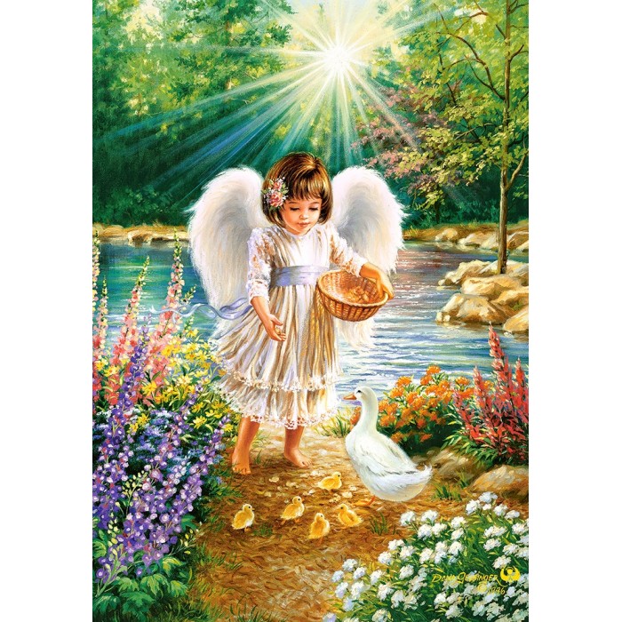 Puzzle  Castorland-52844 La Chaleur d'un Ange