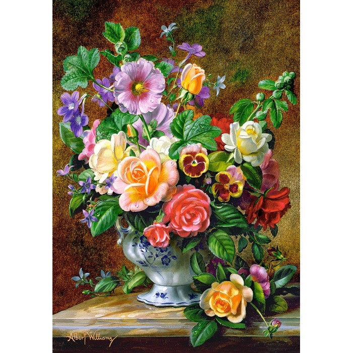 Puzzle  Castorland-52868 Fleurs dans un Vase