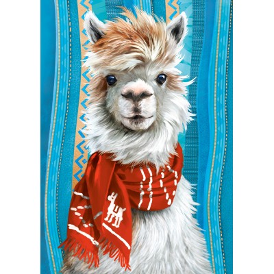 Puzzle Castorland-53308 Je Suis le LLama