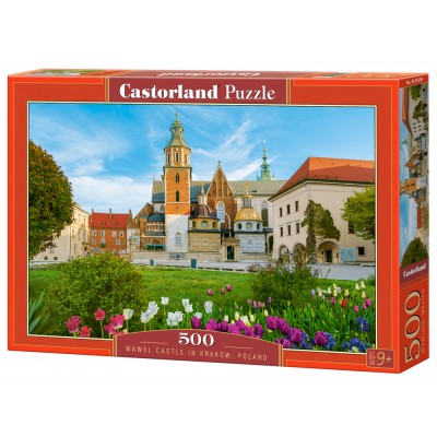 Puzzle Castorland-53599 Wawel Château, Cracovie, Pologne