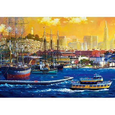 Puzzle Castorland-53735 Port de San Francisco