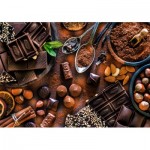 Puzzle  Castorland-53902 Délices Chocolatés