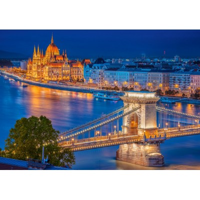 Puzzle Castorland-53940 Budapest la Nuit