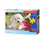 Puzzle   Chiot White Terrier