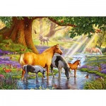 Puzzle   Horses by the Stream