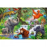 Puzzle   Pièces XXL - Jungle Animals