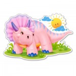 Puzzle   Pink Baby Triceratop