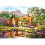 Puzzle   Twilight at Woodgreen Pond