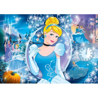 Clementoni-20132 Puzzle Brillant - Disney Princess