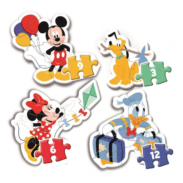  Clementoni-20819 My First Puzzle - Disney Baby (4 Puzzles)